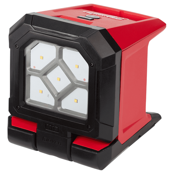 Milwaukee Dust resistant Rover Mounting Flood Light, Metal Red
