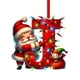 thumbnail image 1 of Adornos navideños, adornos navideños, regalos navideños, árbol de Navidad acrílico 2D, colgante de 26 letras, regalo decorativo, colgantes para fiestas navideñas familiares, objetos colgantes, 1 of 5