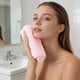thumbnail image 4 of CaiYueKe Soft Absorbent Face Towel, Corals Velvet Towel for Adults and Kids, Gentle Facial Cleansing Cloth, Quick-Dry Bath Towel, Home and Travel Use, 4 of 7