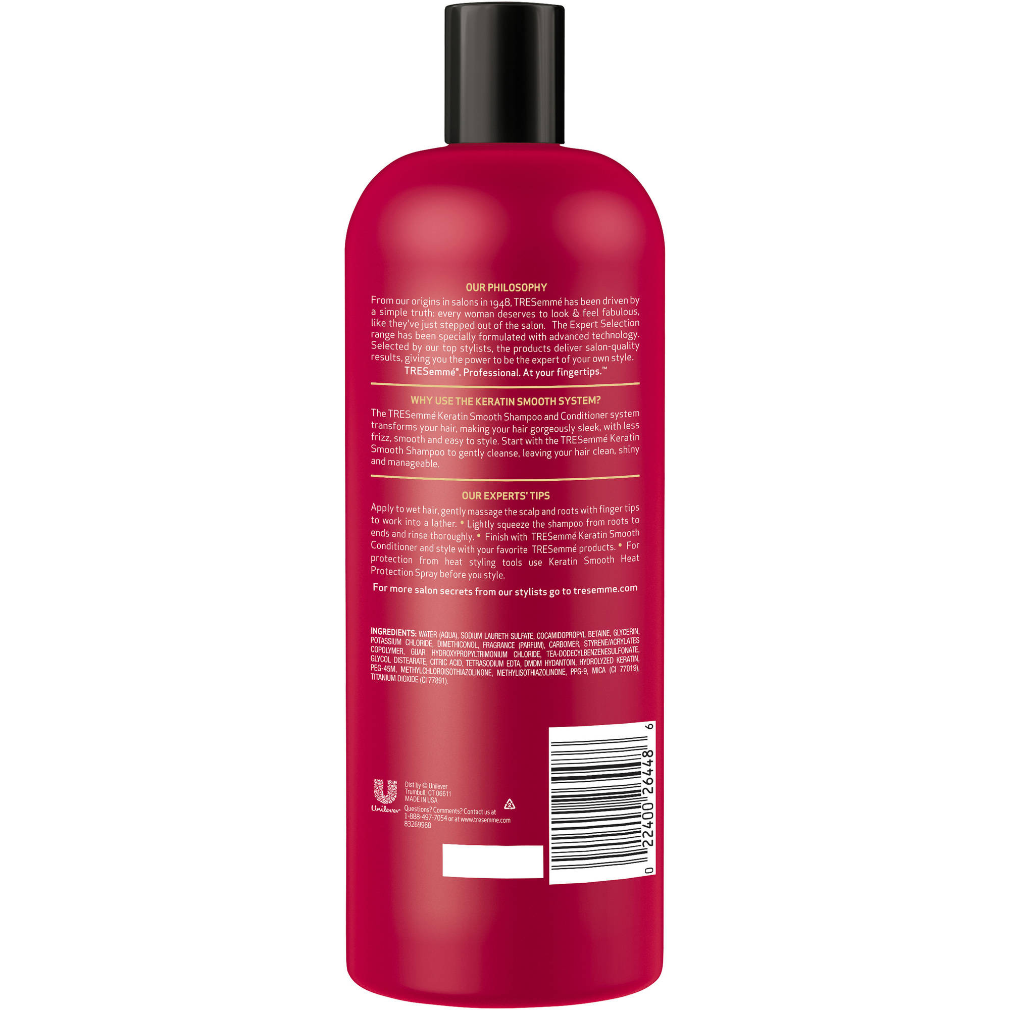 TRESemme Expert Selection Keratin Smooth Shampoo, 25 oz - image 3 of 3