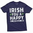thumbnail image 4 of Happy Saint Patricks day shirt Irish Holiday Mens Womens Clover shamrock Ireland Holiday shirt, 4 of 7