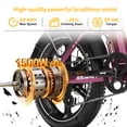thumbnail image 2 of ENFFE ES1 Electric Bike for Adults 1500W Peak Motor 48V 20Ah Battery 28 MPH 80 Miles Range 20” Fat Tire Ebike Hydraulic Brakes UL 2849, 2 of 8