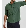thumbnail image 3 of .Men's Sun Protection Shirt, Long Sleeve Hiking Fishing Shirt Cooling Quick Dry for Safari, 3 of 9