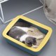thumbnail image 1 of Large Cats Litter Box Banding Out Proof Spillage Proof Cats Litter Box Pet Supplies Cats Litter Box Semi Closed Litter Pan, 1 of 5