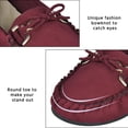 thumbnail image 4 of HOMEHOT Womens Loafers Casual Slip ons Shoes with Bowknot Comfort Walking Penny Loafers for Women Red Size 8 US, 4 of 6
