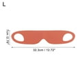 thumbnail image 4 of Unique Bargains 1 Pc Black Ear-hook Eyes Sleep Mask Soft Eye Shade Cover for Rest Orange Large, 4 of 6