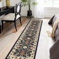thumbnail image 6 of Rugs.com Neda Collection Rug – 8 Ft Runner Navy Blue Low Rug Perfect For Hallways, Entryways, 6 of 9