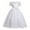 White, variant on Odeerbi Girls Dress Baby Girls Clothes Children's Dress Short Sleeve Princess Dress Flower Tail Dress Skirt Tutu Dress Red