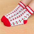 thumbnail image 6 of Tiqkatyck Ankle Socks Clearance, 5 Pairs of Children's Socks Baby In Tube Socks Cartoon Boys and Girls Socks Cotton Socks Compression Socks for Women Crew Socks for Women No Show Socks Womens Red M, 6 of 9