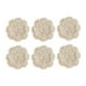 thumbnail image 1 of 6 posavasos de algodón de ganchillo redondos hechos a mano de algodón de ganchillo mantel individual de mesa Blanco, 1 of 9