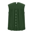 thumbnail image 5 of fatyb Women's Tank Tops Ruffle Hem Sleeveless Tshirts Crewneck Casual Plain Lightweight Summer Blouses, 5 of 6