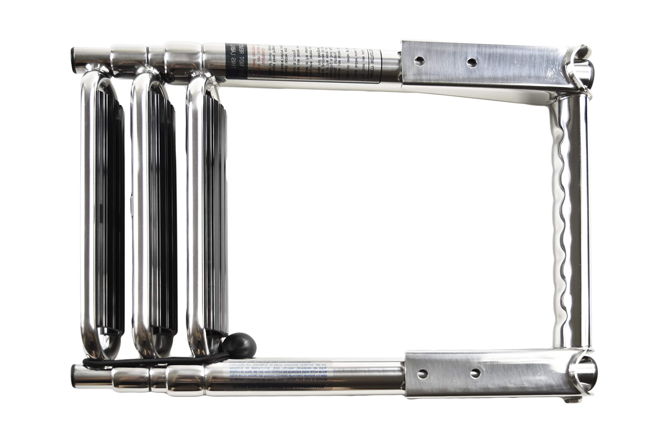 MARINE CITY S.S.304 3-Step Telescopic Drop Ladder with Extra Wide Curve up Steps gangplank Fitted for Boat,Yachts MARINE CITY S.S.304 3-Step Telescopic Drop Ladder with Extra Wide Curve up Steps gangplank Fitted for Boat,Yachts
