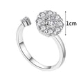 thumbnail image 4 of Bande Rotative Élégante en Zircon Cubique pour Femmes avec Design Anti-Stress et Charmant, 4 of 6