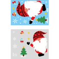thumbnail image 1 of Navidad ventana se aferra pegatinas electrostáticas dibujos animados Santa Claus Elk muñeco de nieve gnomo copo de nieve calcomanías de vidrio fiesta de año nuevo decoración de la, 1 of 5
