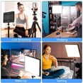 thumbnail image 2 of ALTSON 2 Packs Video Light Kit, LED Studio Light, 2700-6500K Dimmable Photography Lighting Kit with Tripod Stand&Phone Holder, 12" Rotating Streaming, 2 of 7