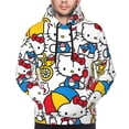 thumbnail image 5 of Lsque Sanrio Pattern Casual Men's Hoodie,Hooded Sweatshirt with Kangaroo Pocket,Pullover Hoodie-3X-Large, 5 of 8