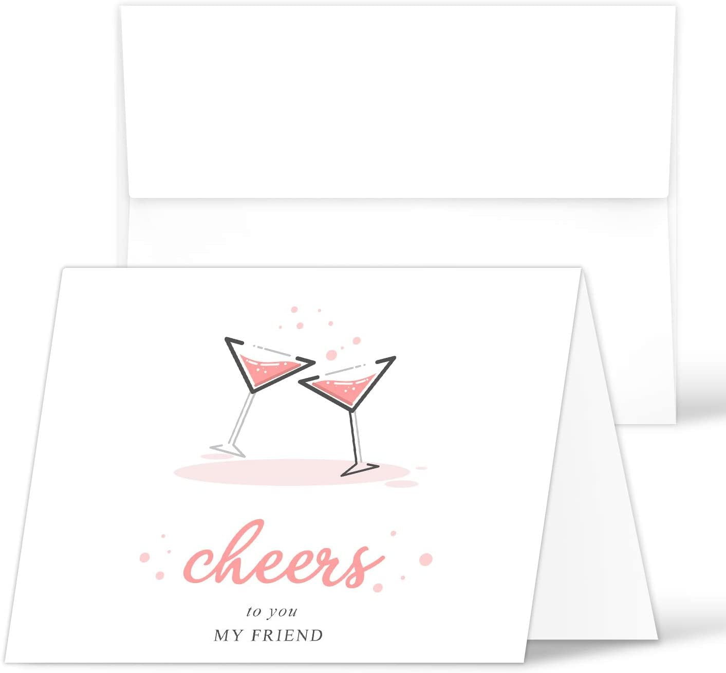 2021 cheers and congratulations card blank celebratory