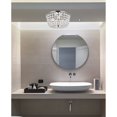 thumbnail image 2 of Elegant Lighting Cora Support Affleurant 13 Pouces en Chrome, 2 of 2