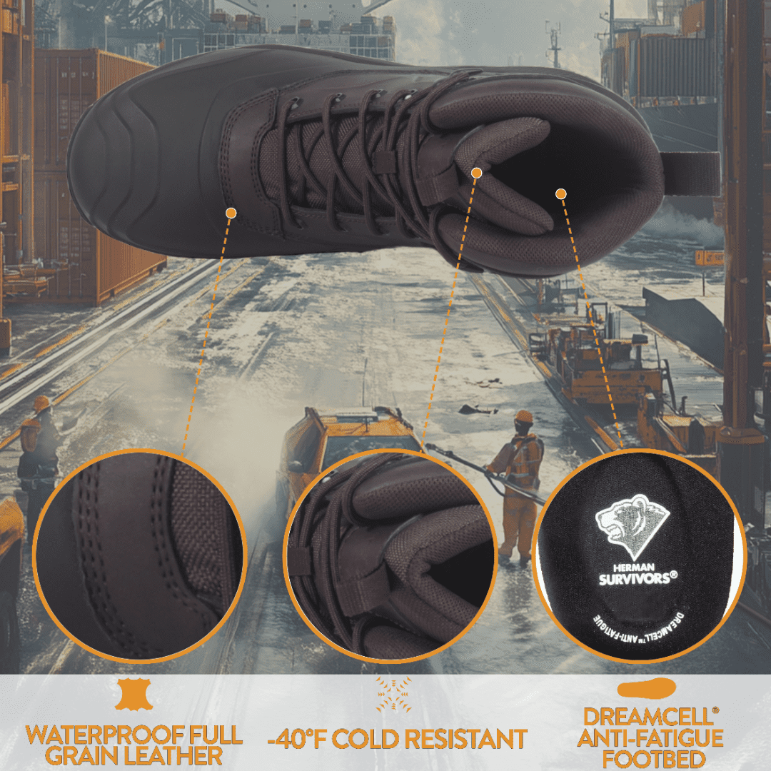 Herman Survivors Men's Freezer Insulated Composite Toe Boots