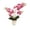 Pink, variant on Artificial Orchid,Potted Phalaenopsis Realistic Faux Flower Plants Lifelike Potted Potted Flower Arrangement for Dining Room,Study,Entrance Decor,14.57x3.54 Inch,Blue