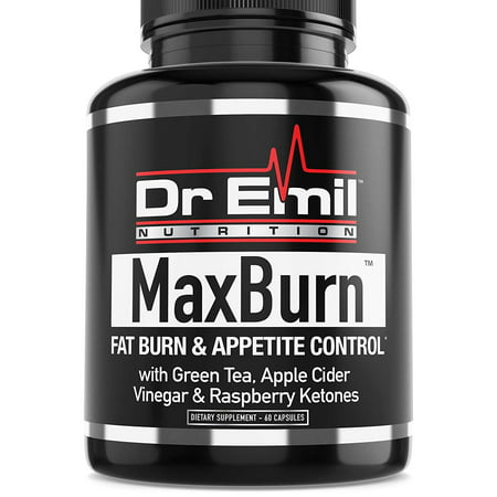 Dr. Emil MaxBurn Thermogenic Fat Burner for Men & Women - Weight Loss Supplement, Metabolism Booster & Appetite Suppressant (60