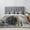 Grey Green, variant on Queen Size Duvet Cover 4 Piece Bedding Set Christmas Tree Bells Polar Bear Bed Sheet Sets Soft Microfiber Comforter Cover with Flat Sheet 2 Pillow Shams