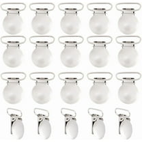 20Pcs Heavy Duty Rug Hanging Clips Iron Rug Clips Hanging Wall Clips Rug Hangers Rug Grippers for Blanket and Tapestry Hangers 25mm Width Silver