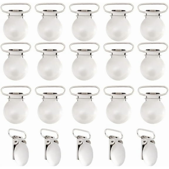 20Pcs Heavy Duty Rug Hanging Clips Iron Rug Clips Hanging Wall Clips Rug Hangers Rug Grippers for Blanket and Tapestry Hangers 25mm Width Silver