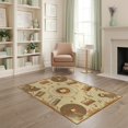 thumbnail image 2 of ODIKA Music Nostalgic Note Vinyl Album Round Cassette Motif Movie Eight Pet Friendly & Kids Safe Play for Playroom, Bedroom, Reading Nook, 2 of 7