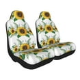 thumbnail image 2 of Naloa Sunflowers (2) Car Seat Covers 2PCs Front Car Seat Covers Universal fit for Most Cars SUVs and Trucks - 2 PCS, 2 of 5