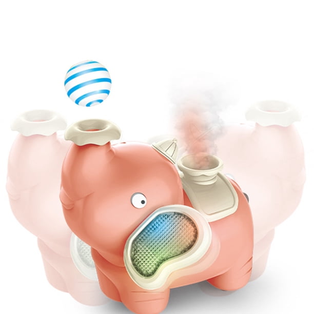 Humidificador eléctrico con forma de elefante para niño Juguete Musical ligero Ehuebsd con pulverizador bola flotante suspendida regalo