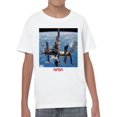 thumbnail image 2 of Officially Licensed Nasa Mir Space Station in Orbit Youth's T-shirt, 2 of 3