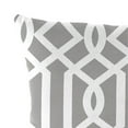 thumbnail image 6 of Jordan Manufacturing 18" x 18" Chauncey Pumice Gray Geometric Square Outdoor Throw Pillow (2 Pack), 6 of 11