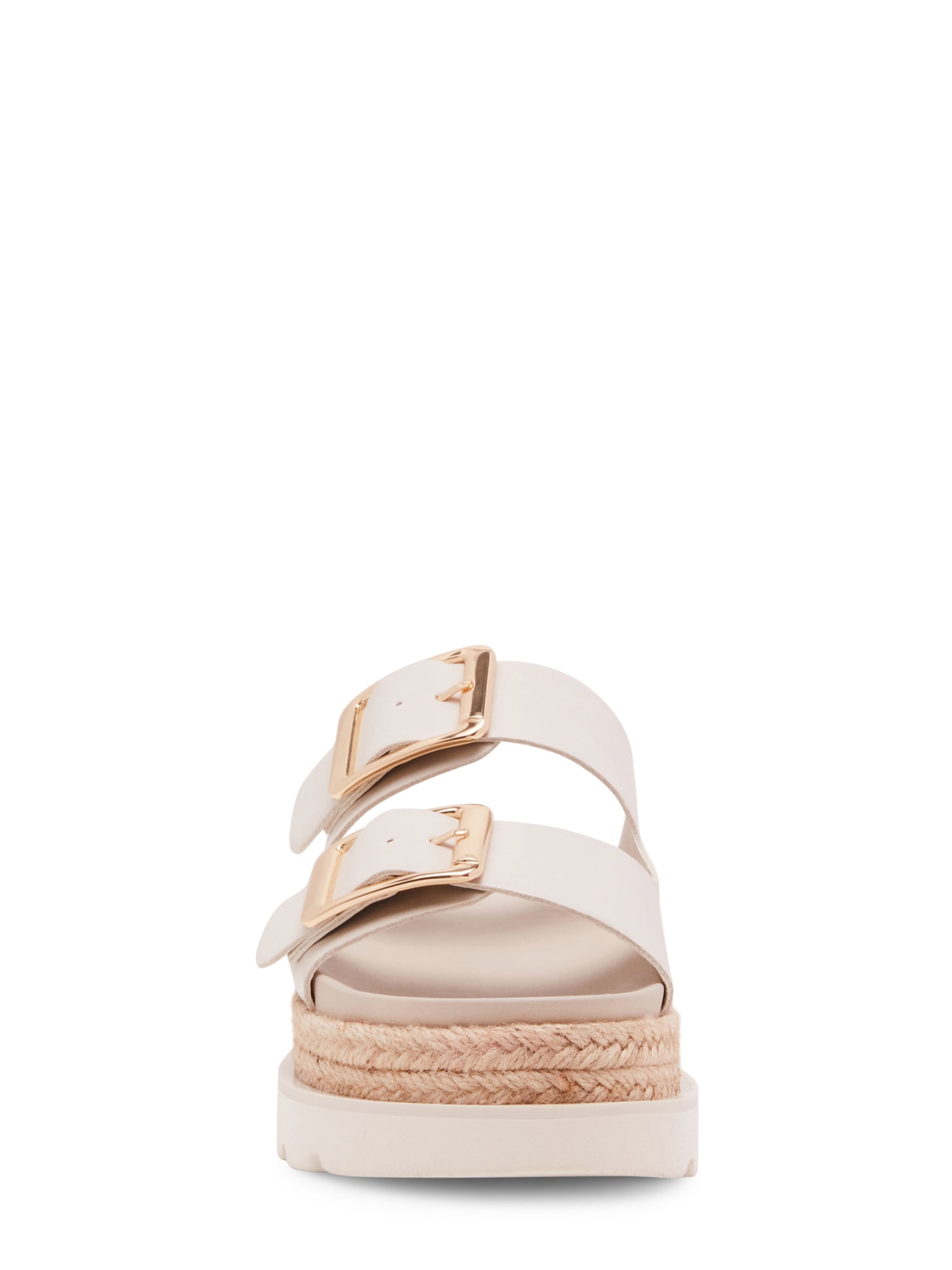 Madden Girl Women's Mythicall Two Strap Slide Platform Sandal
