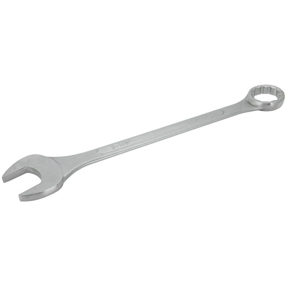 Performance Tool W353B 2-1/8 in. Combination Wrench, Drop-Forged Chrome Alloy Steel, Satin Chrome Finish, Rounded Box End