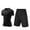 Black, variant on LNMQLPDBS Boys' Clothing Sets Football Compression Short Sleeve Shirt & Shorts Athletic Outfits Tights Training Wear Sports Suit Basketball Quick Drying Clothes Fitness Running Clothes