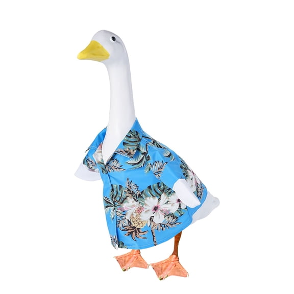Stijggn Outdoor Goose Outfits Spring Gardener Porch Goose Outfits Spring Goose Outfit Cute Lawn Porch Goose Clothes for 23" Outdoor Lawn Garden Yard Patio Statue Spring Decor