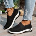 thumbnail image 2 of CAIXAI Orthopedic Dress Shoes for Women Arch Support Womens Shoes Sneakers Breathable -On Walking Shoes Women Knit Upper Embroidery Mary Jane Flats Hands-Free Sock Shoe, 2 of 8