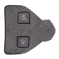 thumbnail image 4 of Albornoz para perros súper absorbente de secado rápido, toalla con bolsillos para las manos, suministros para mascotas S, 4 of 14