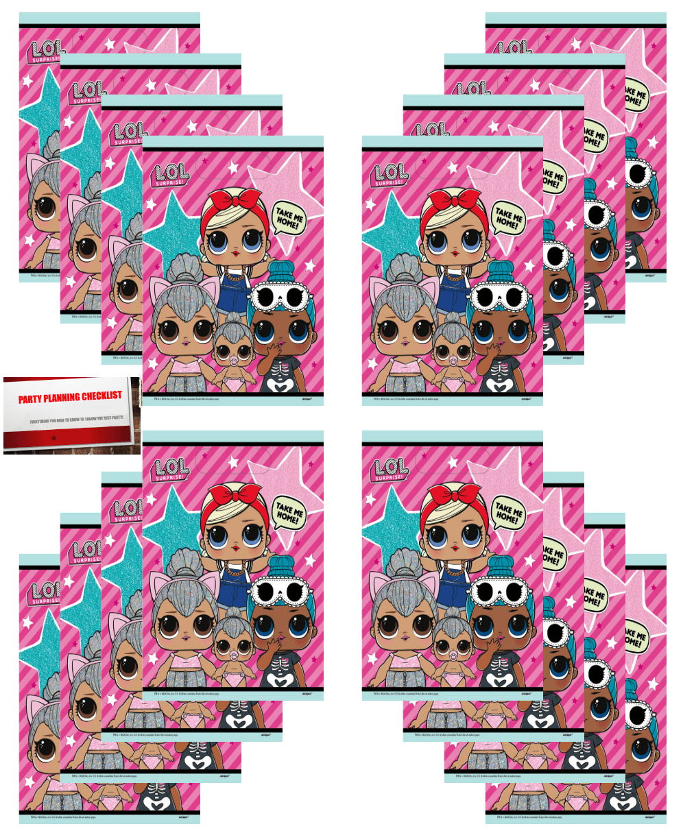 (16 Pack) LOL Surprise Birthday Party Plastic Loot Treat Candy Favor