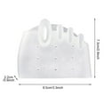 thumbnail image 5 of Soumake 4 Pairs Silicone Toe Separators for Women Soft Toe Separators for Overlapping Toes Foot Corrector Overlapping Toes Straightener, 5 of 8