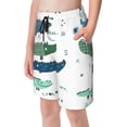 thumbnail image 5 of PAYOHTO Childish Funny Crocodile Boys Swim Trunks Quick Dry Beach Boardshorts for Teen Boys Bathing Suit Swimwear for Boys, 5 of 7