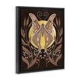 thumbnail image 3 of Stupell Industries Eclectic Moth & Moon Botanicals Black Floating Frame Canvas Art, 17 x 21, by Regina Moore, 3 of 8
