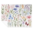 thumbnail image 6 of Watercolor Floral Bouquets Blankets Bedroom Living Room Sofa Throw Blankets for Beds, 6 of 6