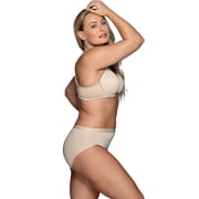 Vanity Fair Lingerie Women's Beauty Back Smoothing Underwire Bra, 4 Way Stretch Fabric, Lightly Lined Cups, Style 76380