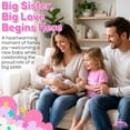 thumbnail image 3 of MISS POPULAR Big Sister T-Shirt for Girls – Super Soft Short Sleeve, Promoted to Big Sis, Pregnancy Announcement, Family Photo & Everyday Wear | Toddler to Big Girl Sizes, 3 of 8