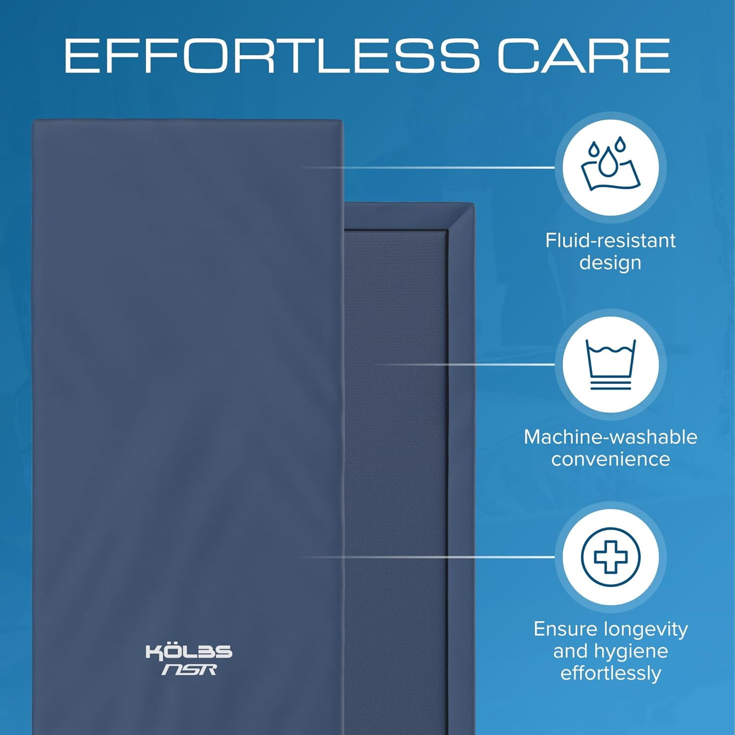 K2 Health Products Homecare 6" Cushioned Twin Firm Foam Hospital Mattress with Removable Cover