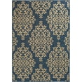 thumbnail image 1 of Tapis tissé bleu cobalt et crème Smithleighs, 1 of 5