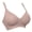Light Violet, variant on Sports Jelly Bras for Women Silent Suspension In Cup Rear Fastening Fit Comfort Daily Underwear Strapless Bra