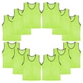 thumbnail image 1 of Murray Sporting Goods Nylon Mesh Scrimmage Practice Vests - Set of 12 Pinnies for Adult and Youth Basketball, Soccer, Football, Volleyball Teams (Yellow, Youth), 1 of 4
